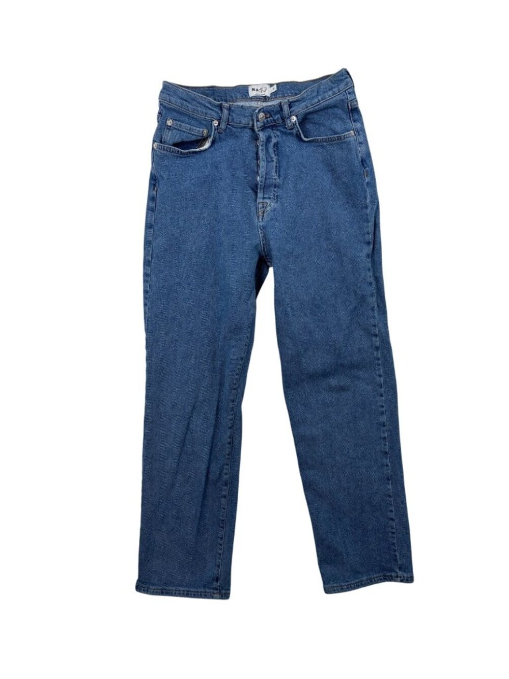 ✨3/$30 NA-KD 40 8 US Reborn Blue Jeans Straight-Leg Casual Denim Wear